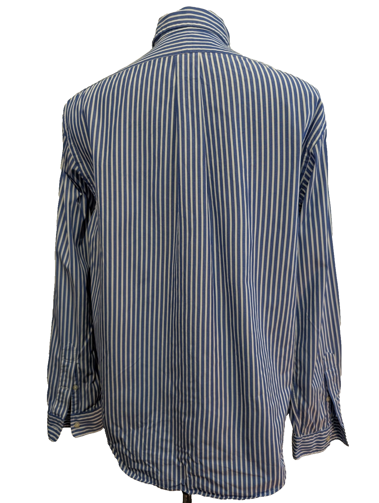 Chemise Ralph Lauren Golf Manches Longues Custom Fit Bleu Rayures L