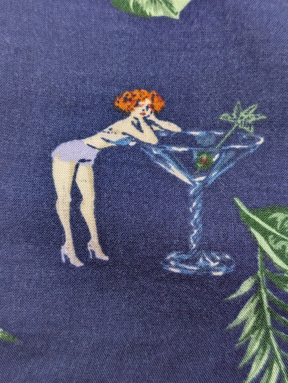 Chemise hawaïenne cocktail Caribbean Joe manches courtes taille L