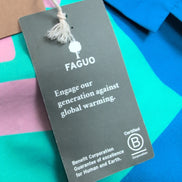 Chemise Hawaïenne FAGUO XS Multicolore Manches Courtes Coton Neuve Étiquette