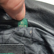 Blouson Cuir XXL Arcadia Noir 2XL Bomber Flight Jacket Veste Vintage | 55c