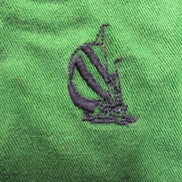 Chemise Nautica XL Vert Vintage 100% Coton Épais Made USA Island