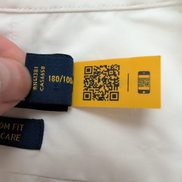 Chemise Polo Ralph Lauren L/XL Custom Fit Easy Care Blanche Logo Bleu QR