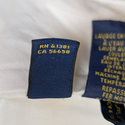Pantalon Chino POLO RALPH LAUREN Blanc Pur ❄️ Taille W40 (48 FR) ❄️ Luxe