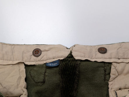 Pantalon Velours côtelé Polo Ralph Lauren W42 L30 Vert Bouteille Vintage