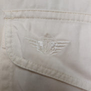 Chemise à manches courtes Dockers blanc cassé uni 2 poches taille XXL Homme