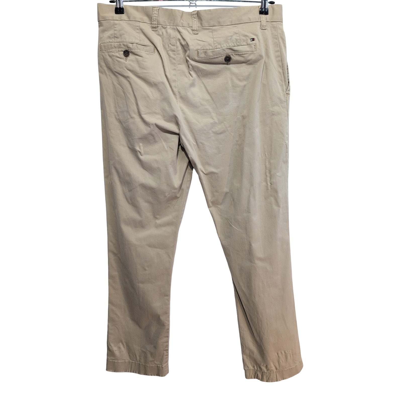 Pantalon chino Tommy Hilfiger beige stretch taille W34xL30 FR44 #48ct