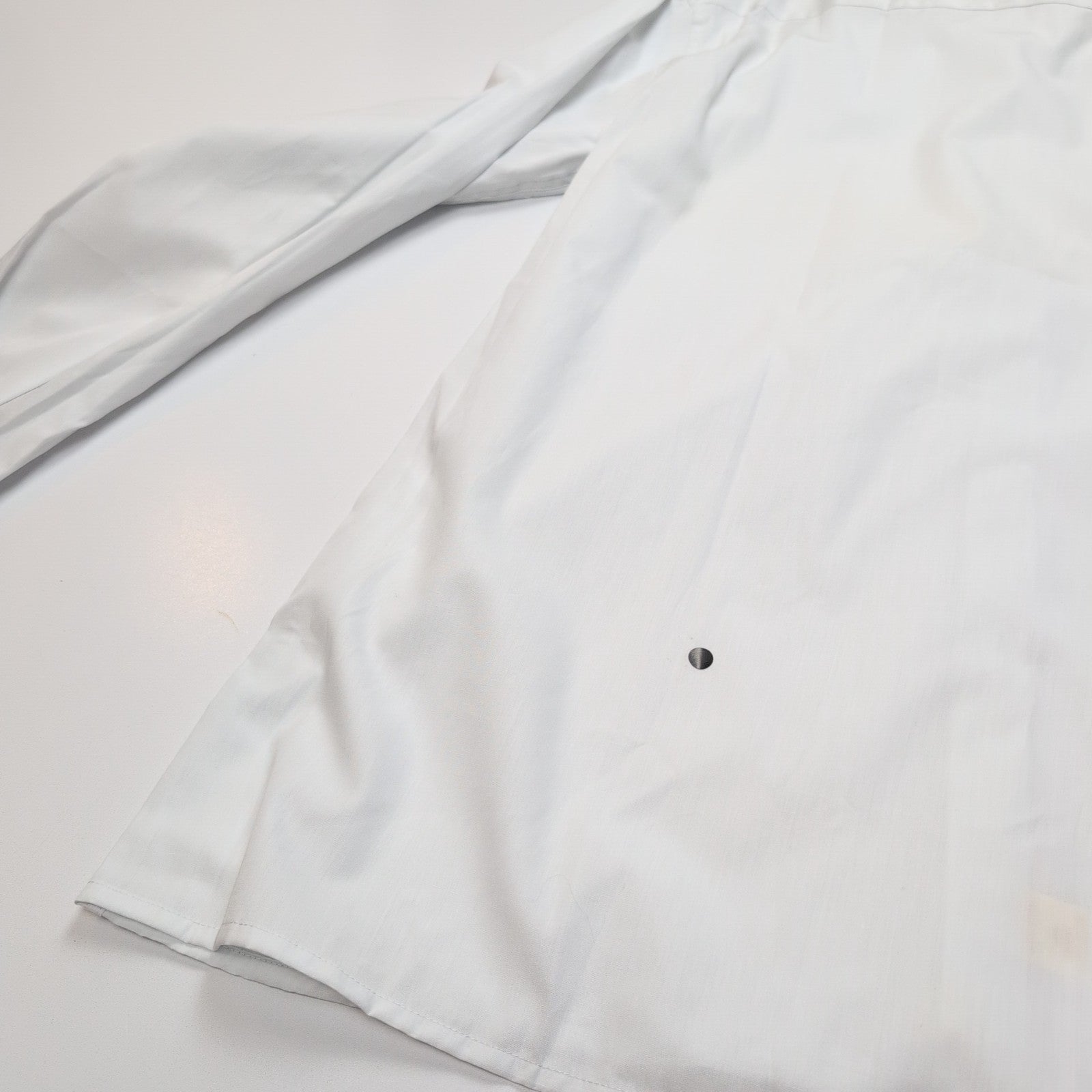 Chemise Ingram Made in Italy L Gris Clair 100% Coton Neuve Sans Étiquette