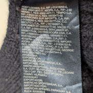Pull Tommy Hilfiger Femme Col Roulé Bleu Marine Laine d'Agneau Taille S