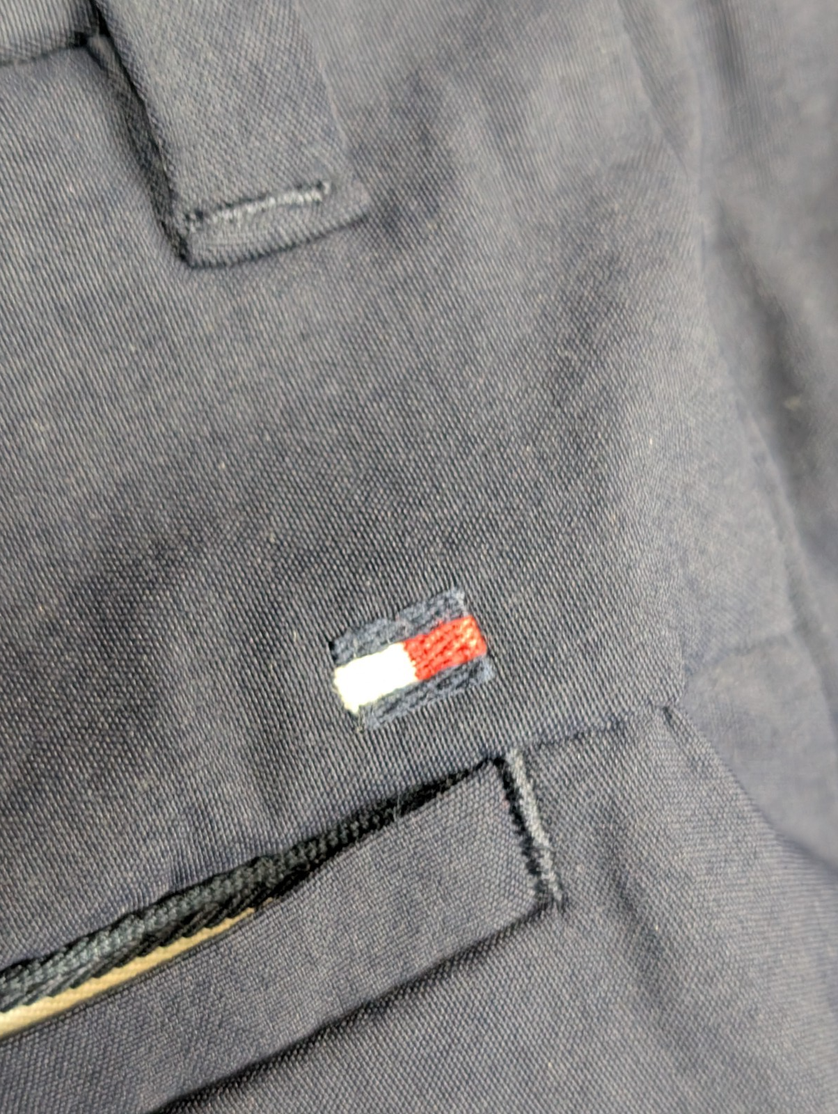 Pantalon de costume stretch Tommy Hilfiger bleu marine taille W34xL30 FR44