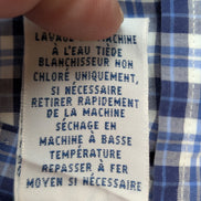 Chemise Polo Ralph Lauren Shirt M Slim Fit Stretch Carreaux Bleu Button Down