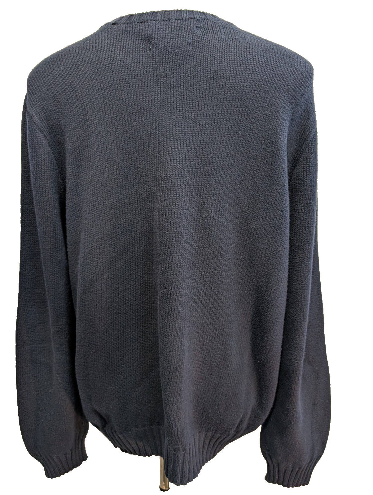 Pull POLO Ralph Lauren Maille Dense Bleu Marine Col Rond - Taille XL