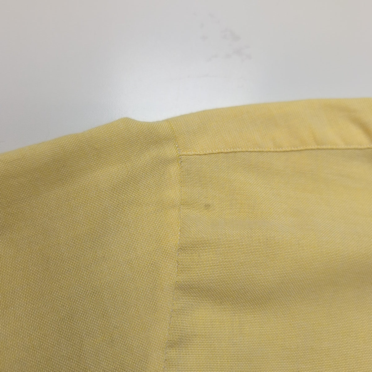 Chemise Lancer M Jaune Never Needs Ironing Button Down Vintage
