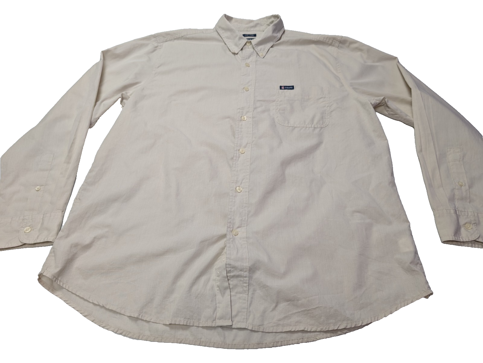 Chemise CHAPS beige crème taille XL VINTAGE