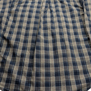 Chemise Chaps Ralph Lauren L carreaux bleu beige shirt button down