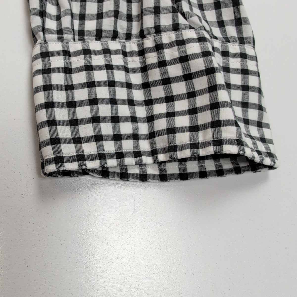 Chemise Polo Ralph Lauren XL Yarmouth Carreaux Noir Blanc Coton Logo Noir