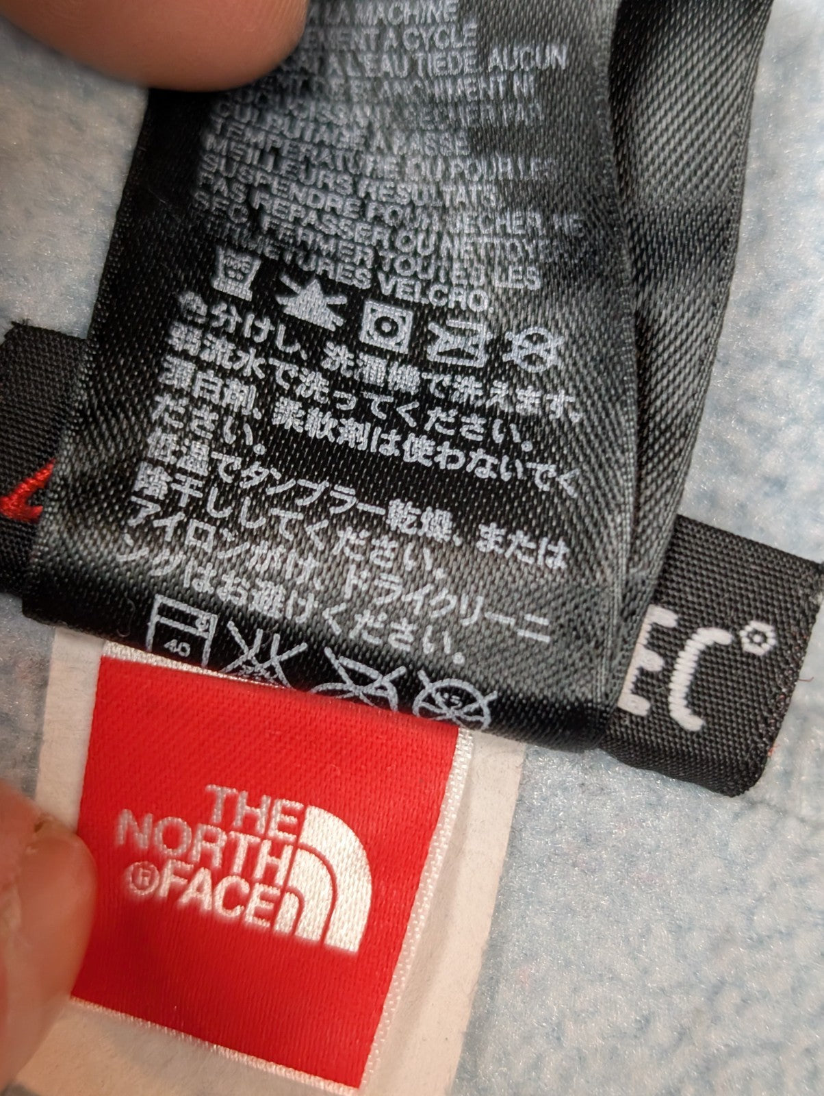 Veste Polaire TNF Denali Femme XL TG POLARTEC Bleu Zinc Nylon