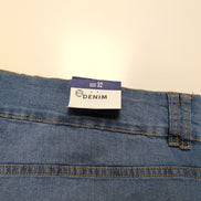 Short Femme T60 New Look Kind Denim Bleu Stretch Neuf avec Étiquette