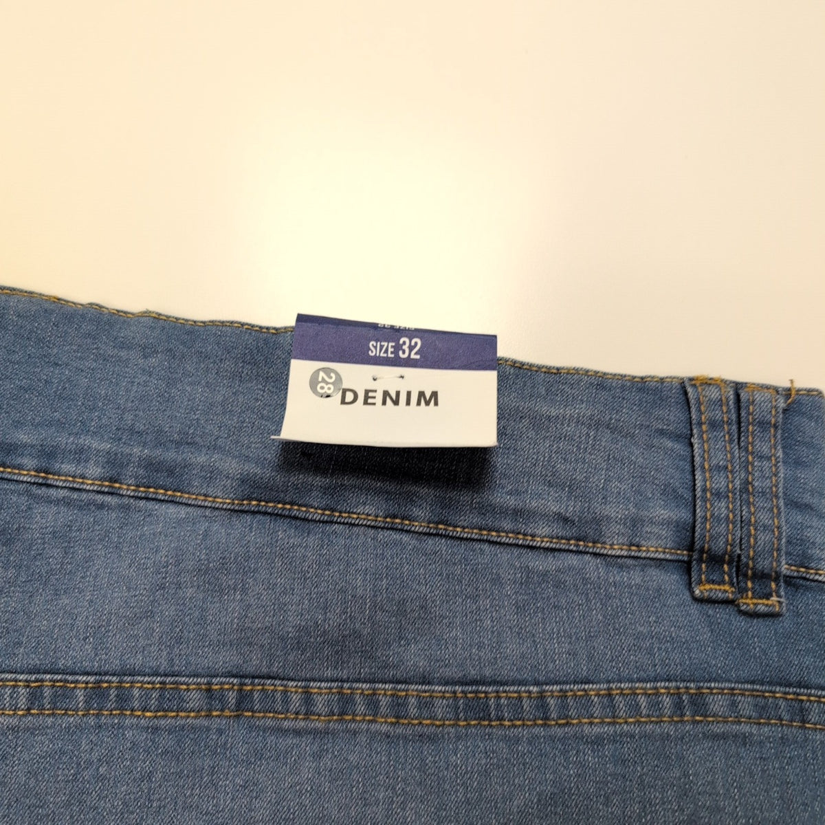 Short Femme T60 New Look Kind Denim Bleu Stretch Neuf avec Étiquette