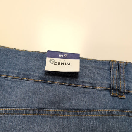 Short Femme T60 New Look Kind Denim Bleu Stretch Neuf avec Étiquette