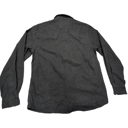 Chemise Dickies flanelle grise foncée manches longues taille S