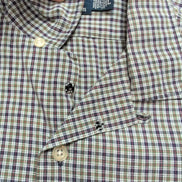 Chemise Polo Ralph Lauren Caldwell USA L Carreaux Rare Poche manches courtes