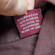 Chemise Style Cubain Cubavera Bordeaux - Broderies & 4 Poches - Taille L