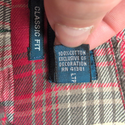 Chemise Ralph Lauren Flanelle Classic Fit L carreaux rouge vert manches longues
