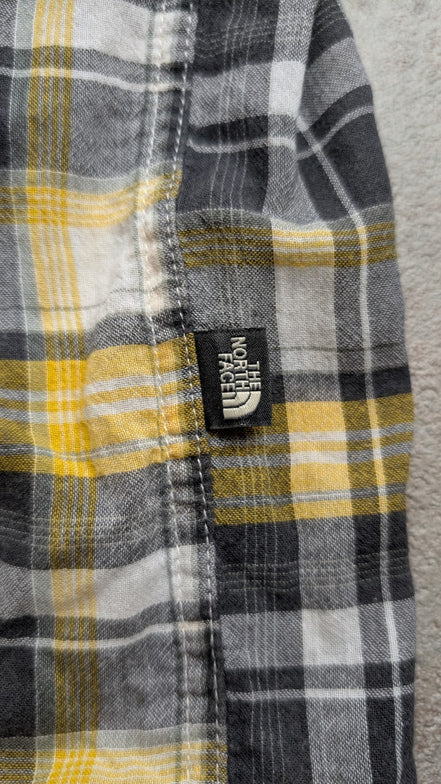 Chemise manches courtes The North face TNF jaune à carreaux taille XL #ch32