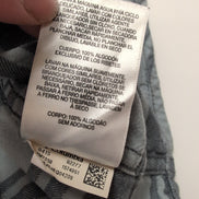 Chemise Columbia Omni Wick L Gris Rayures Manches courtes 100% Coton
