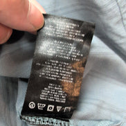 Chemise Harley-Davidson L Grise Rayures Broderies Avant Dos Manches courtes