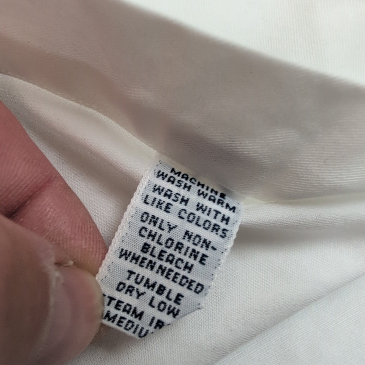 Chemise Ralph Lauren Blake M/L blanc uni 100% coton Manches longues