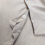 Chemise Mondo di Marco L Lin Coton Crème Made in Italy Manches longues