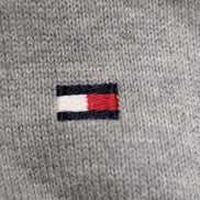 Pull Tommy Hilfiger - Col V - Gris - Taille XL/XXL