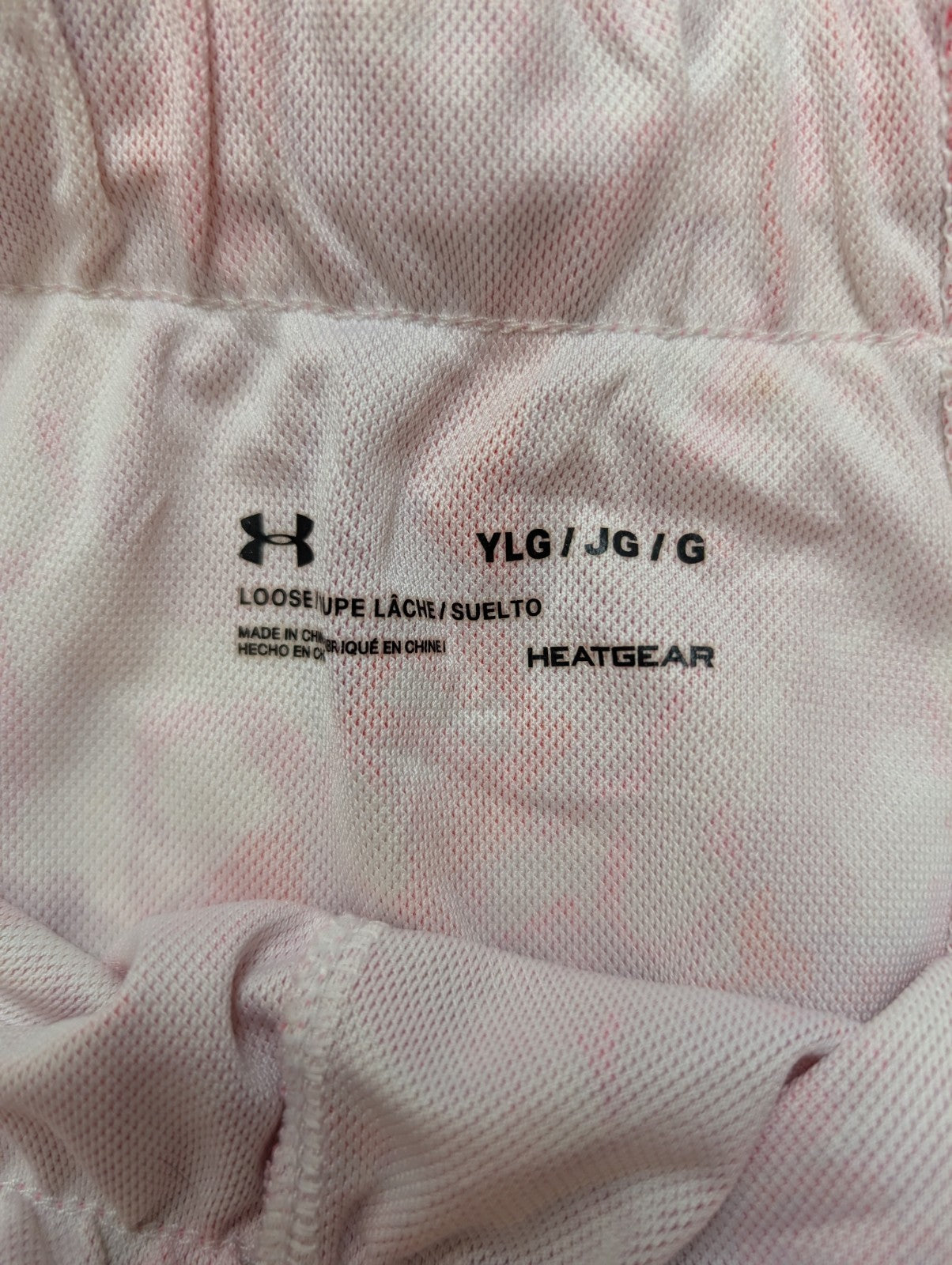 Short Under Armour HeatGear Rose à Motifs - Femme Taille L