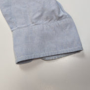 Chemise Ralph Lauren Blake M Bleu Clair Logo Marron Coton manches longues