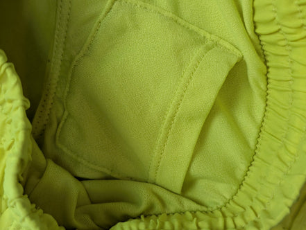 Short Under Armour HeatGear Run Jaune Fluo - Femme Taille S