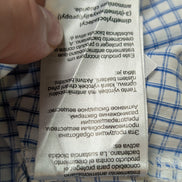 Chemise Columbia PFG bleu et blanche à carreaux taille L #286msch