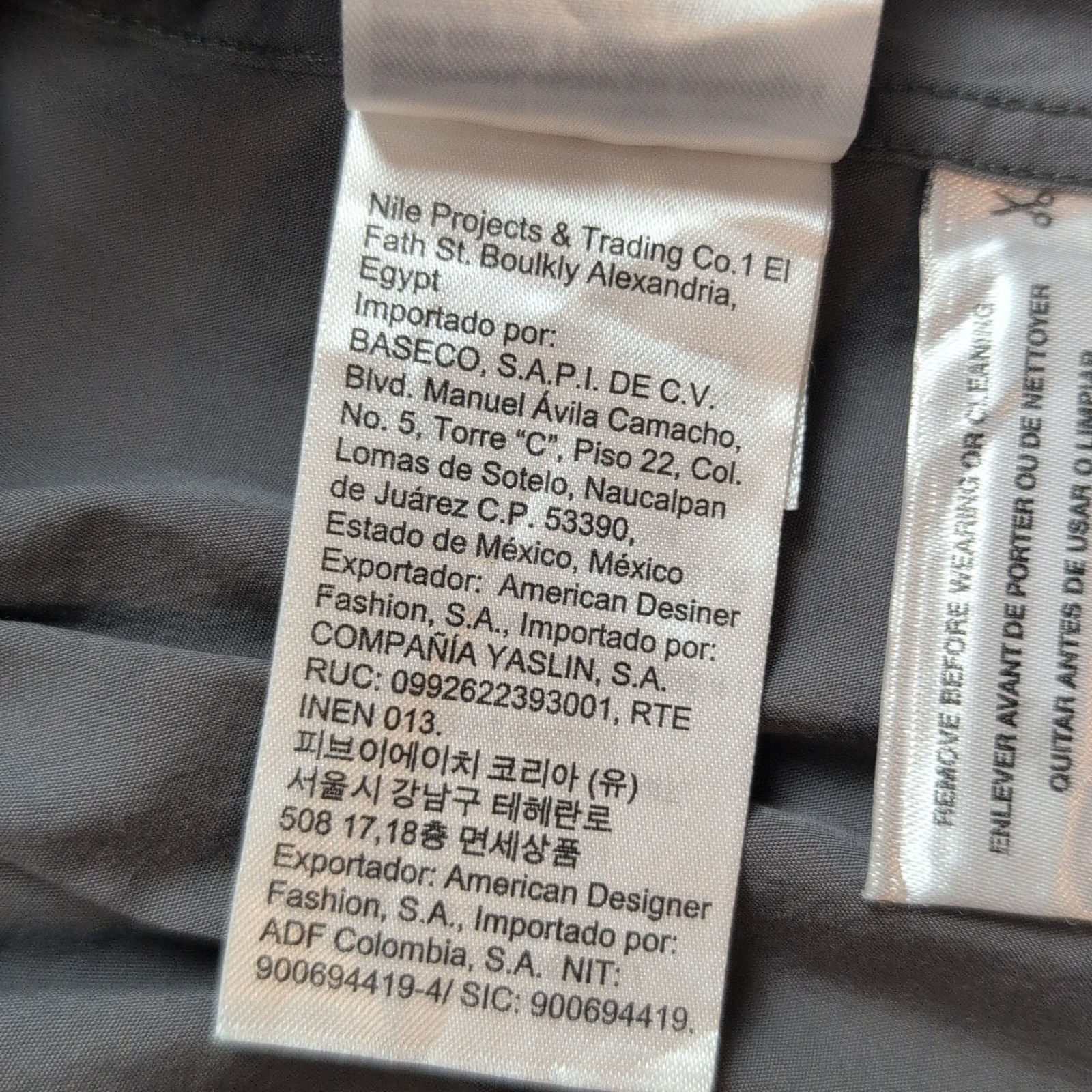Chemise CALVIN KLEIN Stretch Gris Foncé XL Logo Brodé Coton Slim Fit