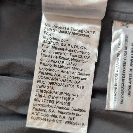 Chemise CALVIN KLEIN Stretch Gris Foncé XL Logo Brodé Coton Slim Fit