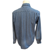 Wrangler chemise jean vintage bleu 2 poches à rabat taille M
