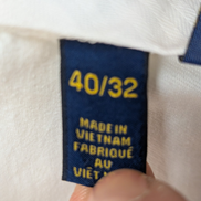Pantalon Chino POLO RALPH LAUREN Blanc Pur ❄️ Taille W40 (48 FR) ❄️ Luxe