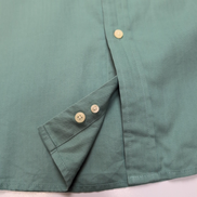 Chemise DOCKERS Homme L Verte Unie Manche Courte Poche