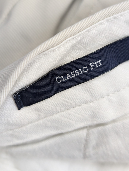 Pantalon chino Polo Ralph Lauren W35 L32 crème coton Classic Fit beige