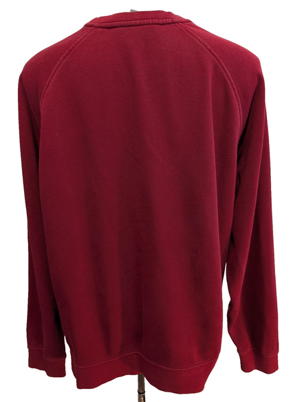 Magnifique sweat Nike vintage ROUGE BORDEAUX Logo brodé XL