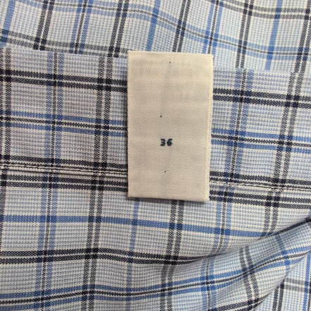 Chemise Ralph Lauren Vintage Yarmouth L bleu carreaux manches longues