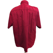 Chemise Wrangler modèle Hero rouge robuste 2 poches manches courtes L