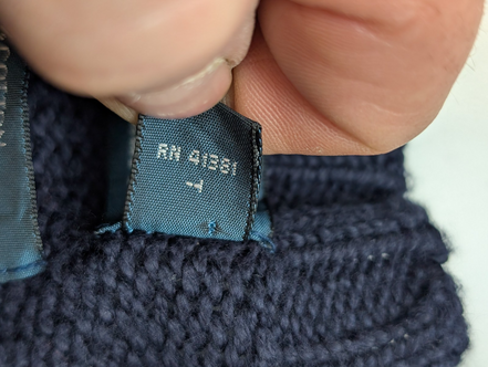 Pull Polo Ralph Lauren Maille Dense Bleu Marine Col Rond - Taille XXL