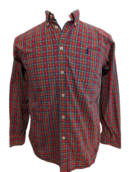 Chemise RALPH LAUREN - Carreaux Multicolores - Manches Longues - Taille XS (L 16