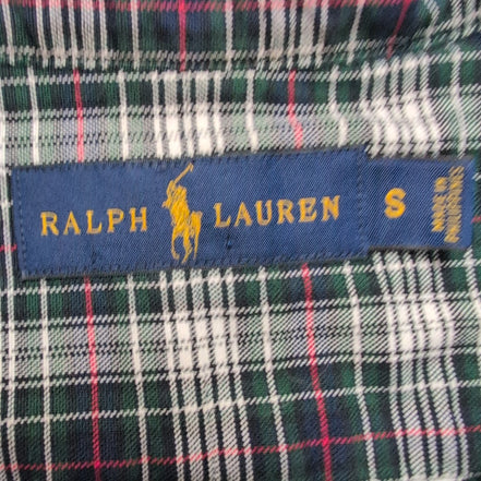Chemise Ralph Lauren Oxford S Carreaux Vert Bleu Rouge Philippines