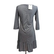 Robe E Essentials Edit M Grise Manches 3/4 Neuve Étiquette